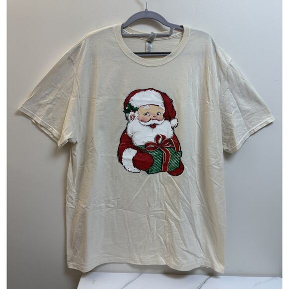 XL Christmas Graphic Tee Sweatshirt Bundle Santa Reindeer Snowman Holiday Lot - Picture 2 of 16